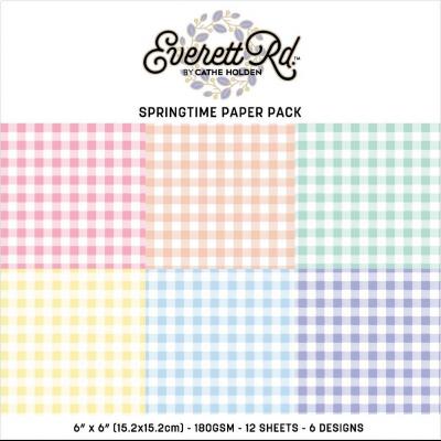 Everett Rd.by Cathe Holden Springtime - Ginghams Paper Pack